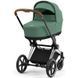 Cybex Priam 4.0 коляска 3 в 1 Leaf Green шасі Chrome Brown 000039 фото 3