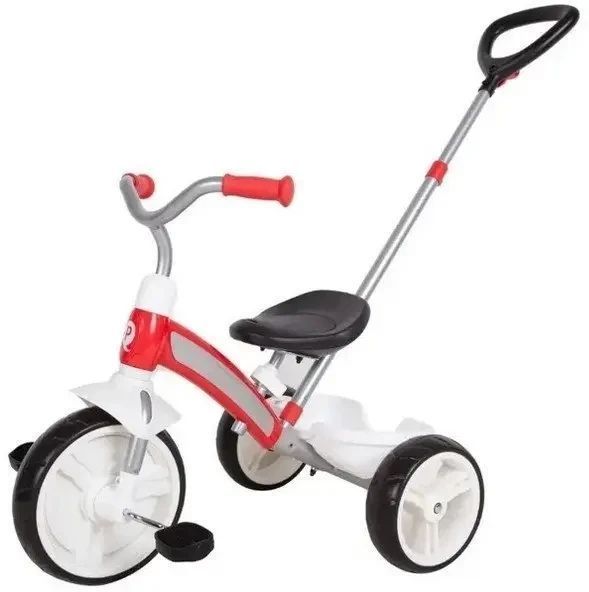 Триколісний дитячий велосипед з батьківською ручкою Qplay ELITE Red Plus T180-5Red фото