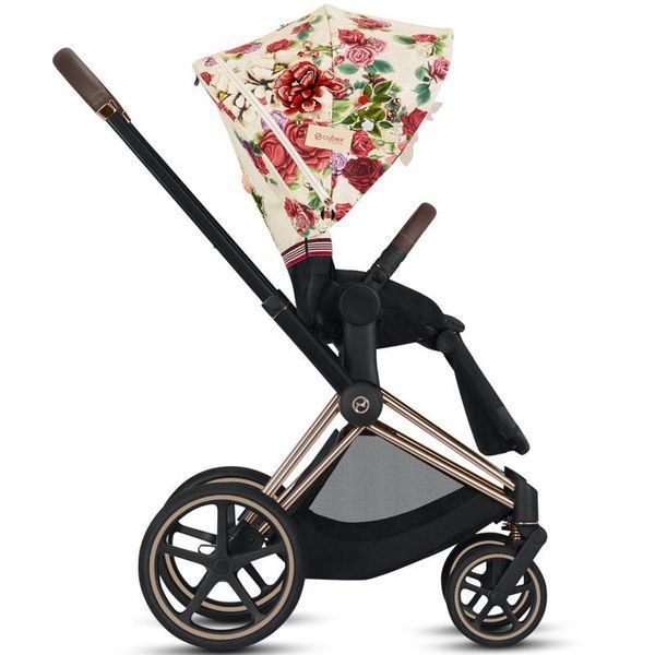 Прогулянкова коляска Cybex Priam 4.0 Blossom Light на шасі Rosegold 1260987395 фото