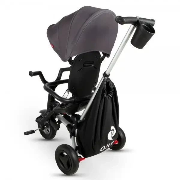 Велосипед складаний триколісний Qplay Nova Plus Rubber 2024 (Ultimate Black) 1793290650 фото
