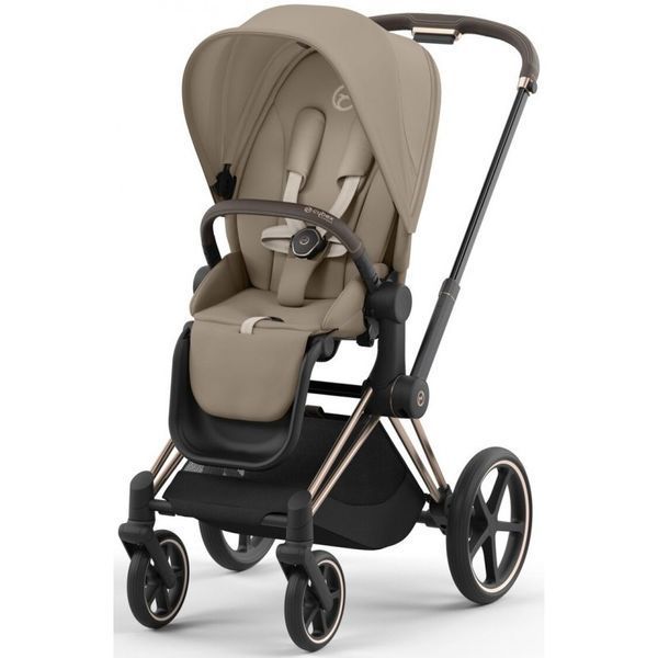 Cybex Priam 4.0 коляска 2 в 1 Cozy Beige шасі Rosegold 000080 фото