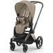 Cybex Priam 4.0 коляска 2 в 1 Cozy Beige шасі Rosegold 000080 фото 3