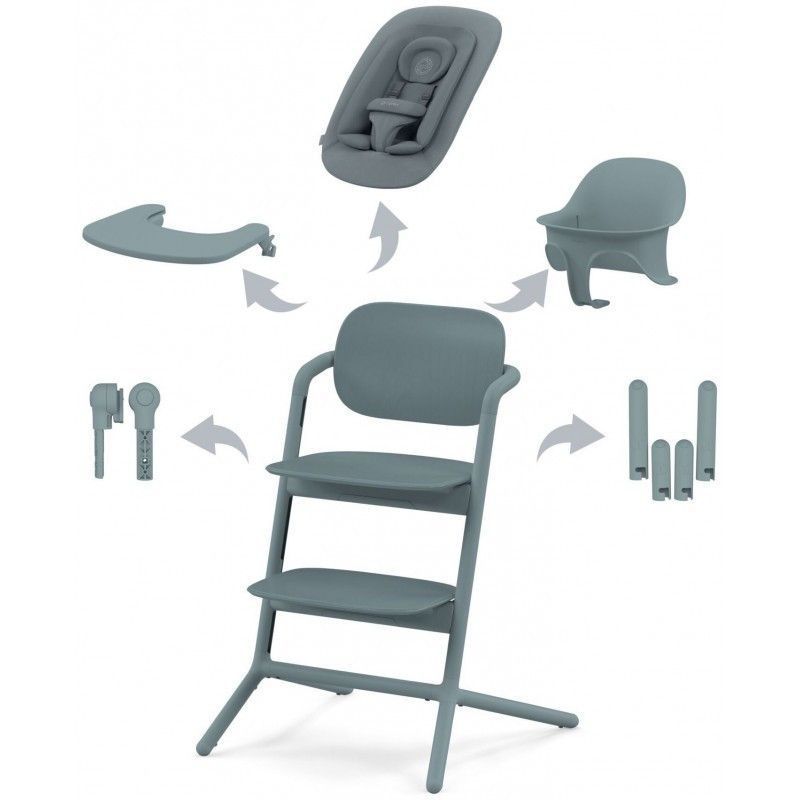Cybex Lemo stone blue стільчик для годування 4 в 1 521003199 фото