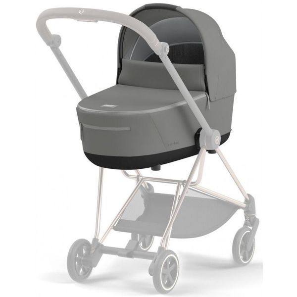 Cybex Mios 4.0 коляска Люлька Mirage Grey шасі Matt Black 2775326511 фото