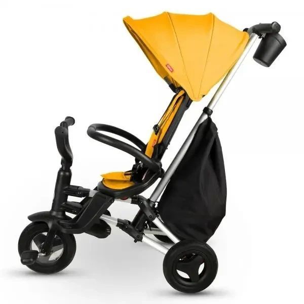 Велосипед складаний триколісний Qplay Nova Plus Rubber 2024 (Desert Yellow) 1793290707 фото