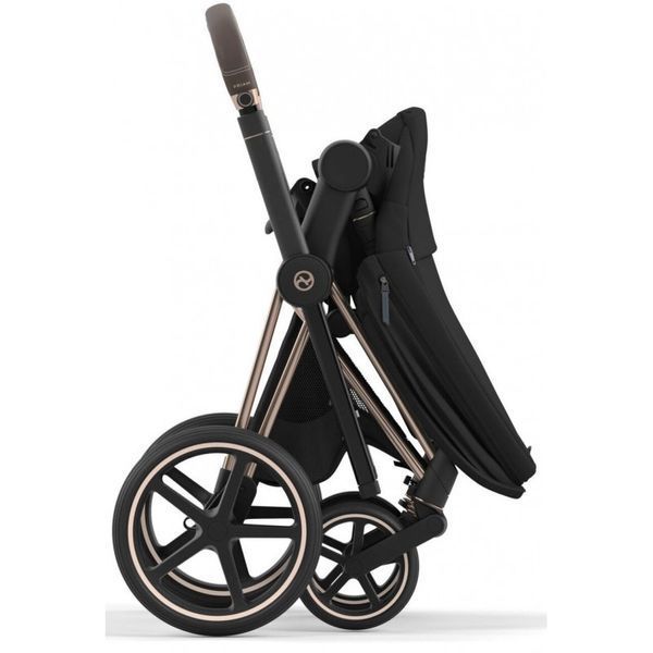 Cybex Priam 4.0 коляска 3 в 1 Sepia Black шасі Rosegold 000036 фото
