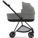 Cybex Mios 4.0 коляска Люлька Mirage Grey шасі Matt Black 2775326511 фото 2