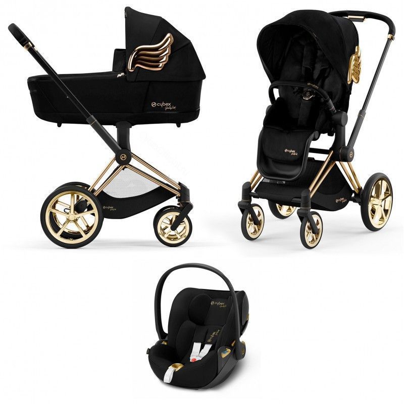 Cybex Priam Jeremy Scott Wings 4.0 автокрісло Cloud T i-Size коляска 3 в 1 000028 фото