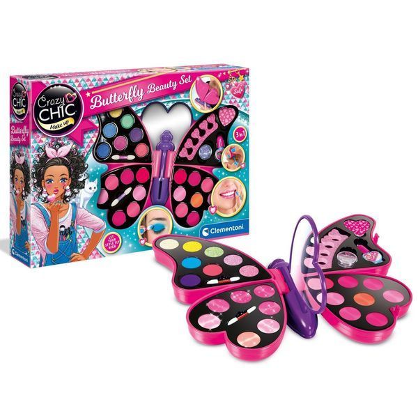 Дитячий набір косметики для макіяжу Clementoni "Butterfly", серія "Crazy Chic" 15994 фото