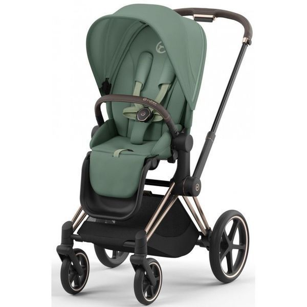 Cybex Priam 4.0 коляска 3 в 1 Leaf Green шасі Rosegold 000025 фото
