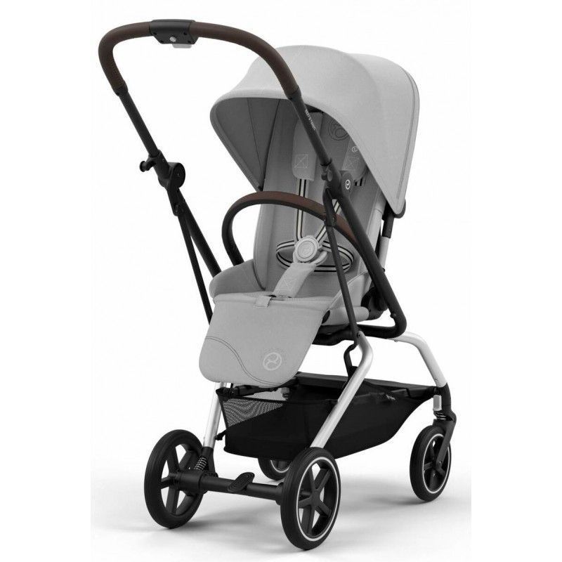 Прогулянкова коляска Cybex Eezy S Twist plus 2 SLV fog grey 524000095 фото
