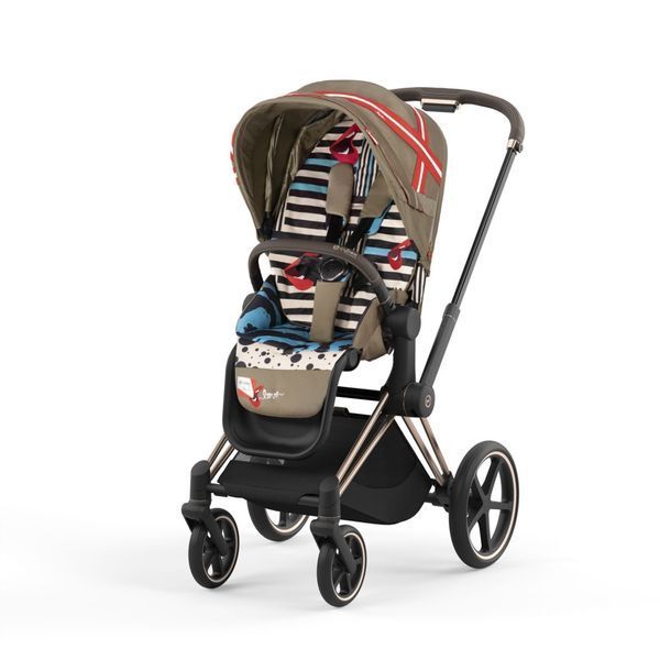 Чохол тканинний для прогулянкового блоку Cybex Priam KK One Love multicolor 521002753 фото