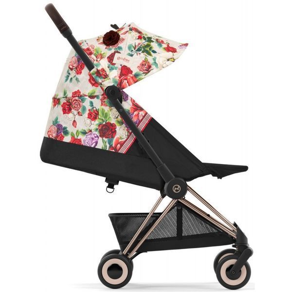 Прогулянкова коляска Cybex Coya Spring Blossom Light шасі rosegold 522003071 фото