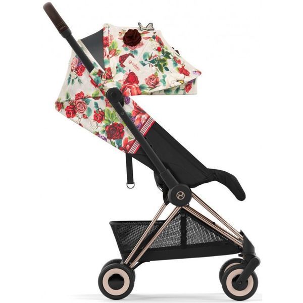Прогулянкова коляска Cybex Coya Spring Blossom Light шасі rosegold 522003071 фото