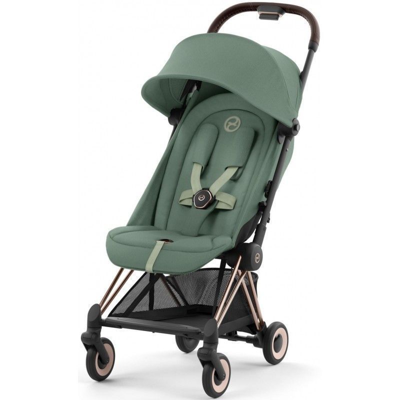 Коляска прогулянкова Cybex Coya Leaf Green шасі rosegold 522004285 фото
