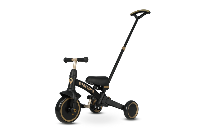 Велосипед з ручкою - біговел Stager 3 в1 Black T80STAGERBlack фото