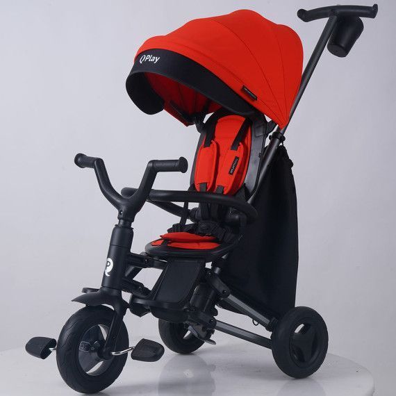 Велосипед складаний триколісний Qplay Nova Plus Rubber 2024 (Orange Sunset) 1793290710 фото