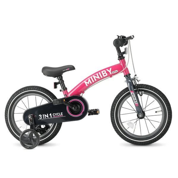 Велосипед-біговіл на 14 дюймів Qplay Miniby, Pink CB01MiniByPink фото