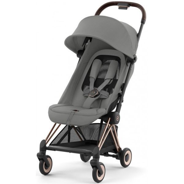 Коляска прогулянкова Cybex Coya Mirage Grey шасі rosegold 522004255 фото