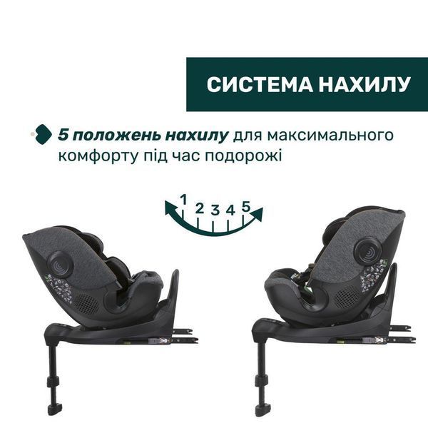 Автокрісло Chicco Bi-Seat Air i-Size з базою, група 0+/1/2/3 87050.72 фото