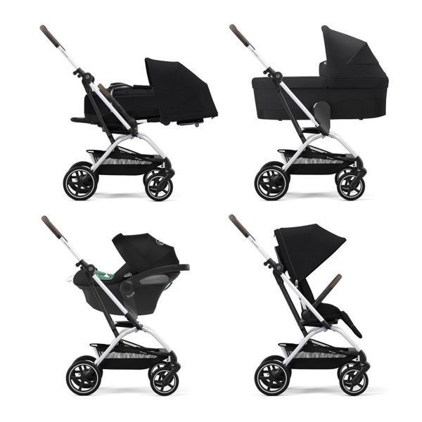 Прогулянкова коляска Cybex Eezy S Twist plus 2 SLV moon black 522001087 фото