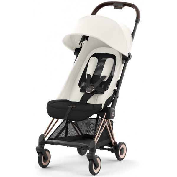 Коляска прогулянкова Cybex Coya Off White шасі rosegold 522004265 фото