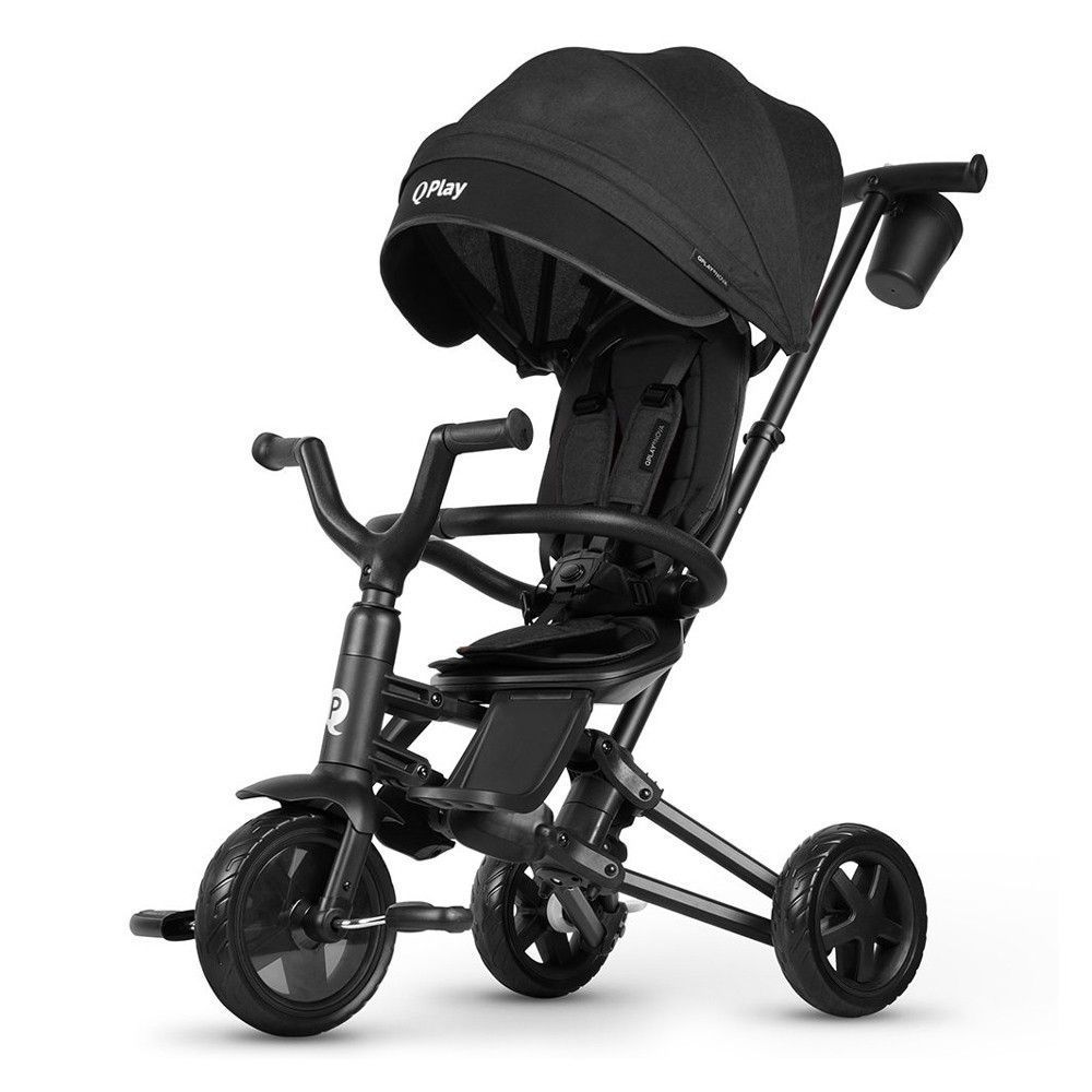 Велосипед складаний триколісний QPlay Nova Niello Black S700-6NovaNielloBlack фото