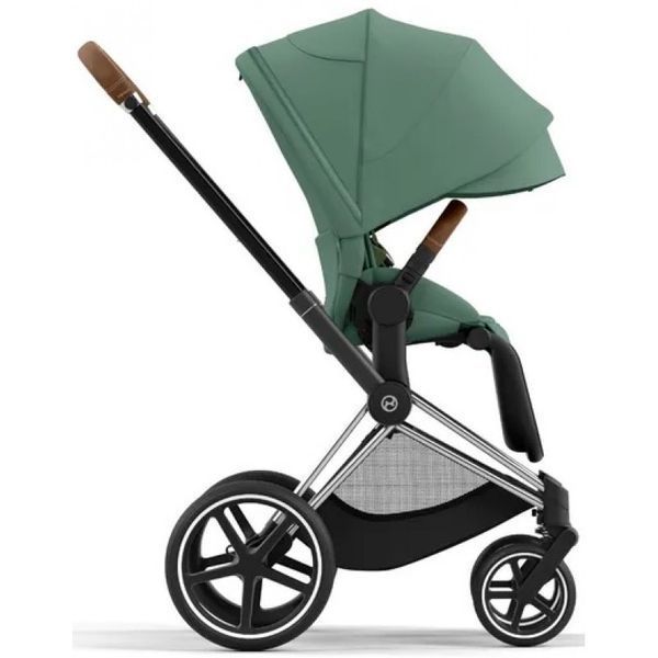 Cybex Priam 4.0 коляска 2 в 1 Leaf Green шасі Chrome Brown 000066 фото