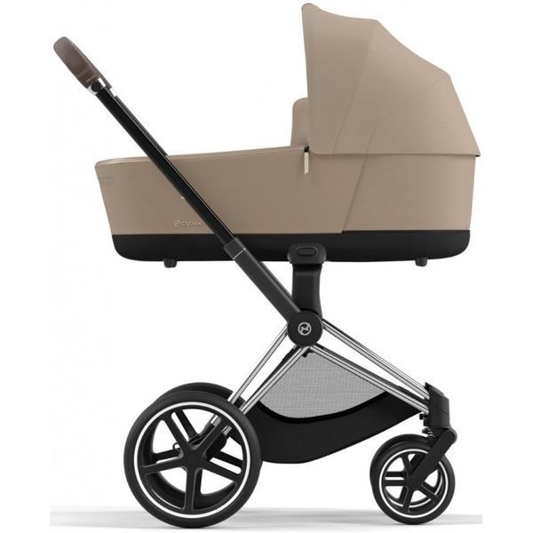 Cybex Priam 4.0 коляска 2 в 1 Cozy Beige шасі Chrome Brown 000071 фото