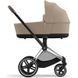 Cybex Priam 4.0 коляска 2 в 1 Cozy Beige шасі Chrome Brown 000071 фото 3