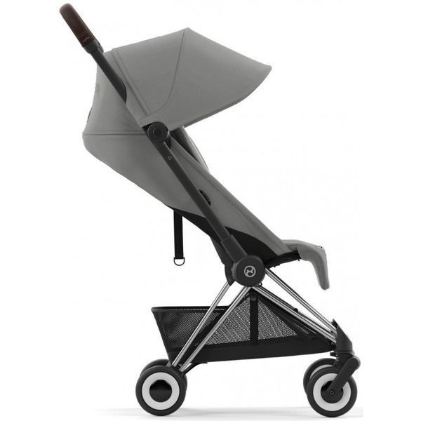 Коляска прогулянкова Cybex Coya Mirage Grey шасі Chrome Dark Brown 522004395 фото