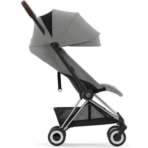 Коляска прогулянкова Cybex Coya Mirage Grey шасі Chrome Dark Brown 522004395 фото