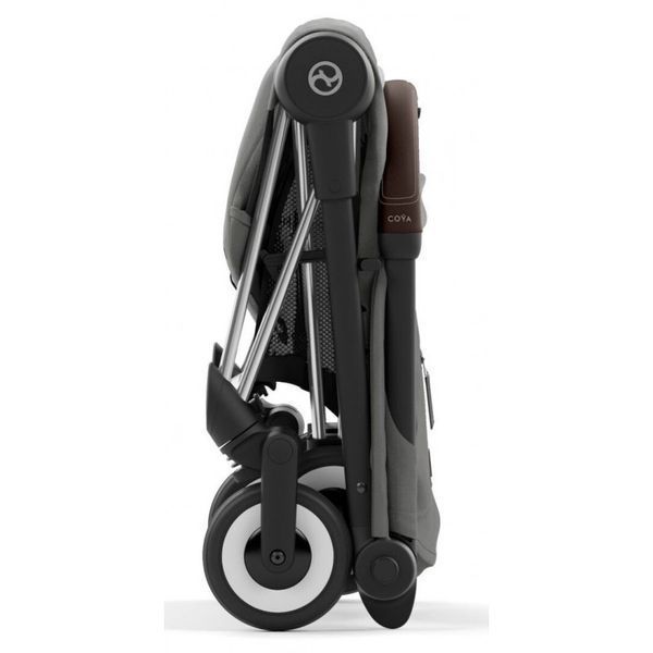 Коляска прогулянкова Cybex Coya Mirage Grey шасі Chrome Dark Brown 522004395 фото