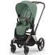Cybex Priam 4.0 коляска 3 в 1 Leaf Green шасі Rosegold 000025 фото 4
