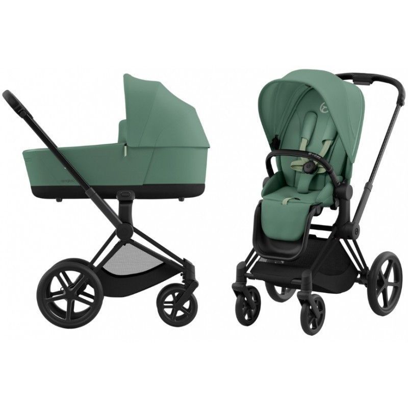 Cybex Priam 4.0 коляска 2 в 1 Leaf Green шасі Matt Black 000059 фото