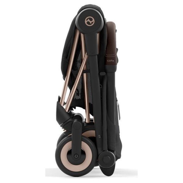 Коляска прогулянкова Cybex Coya Sepia Black шасі rosegold 522004245 фото
