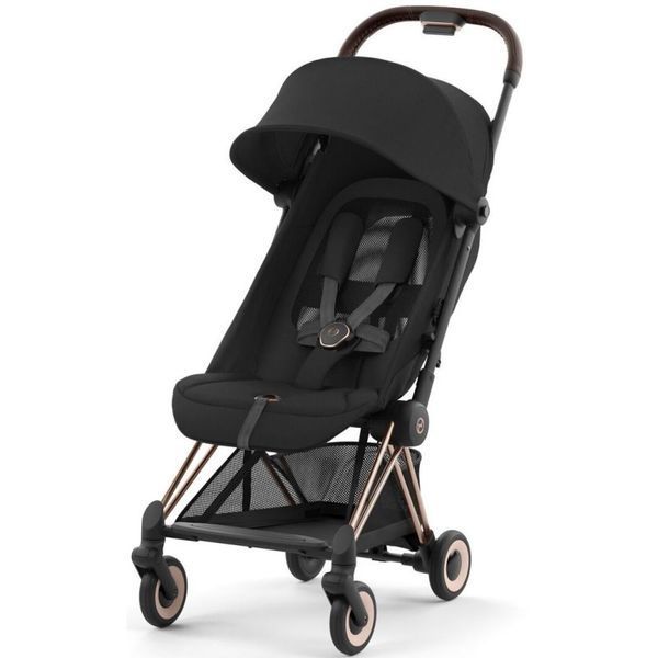 Коляска прогулянкова Cybex Coya Sepia Black шасі rosegold 522004245 фото