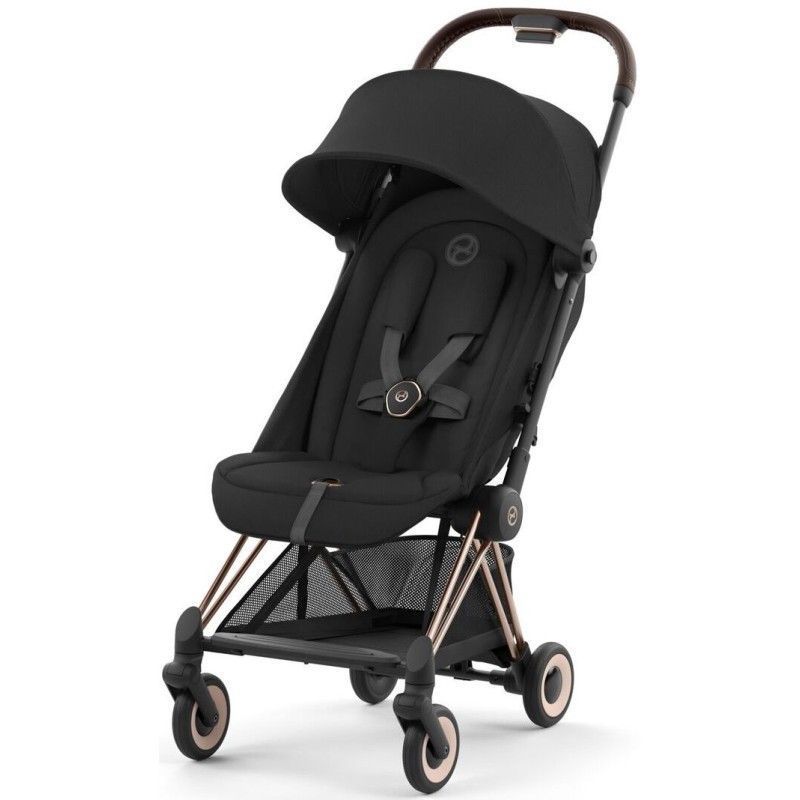 Коляска прогулянкова Cybex Coya Sepia Black шасі rosegold 522004245 фото