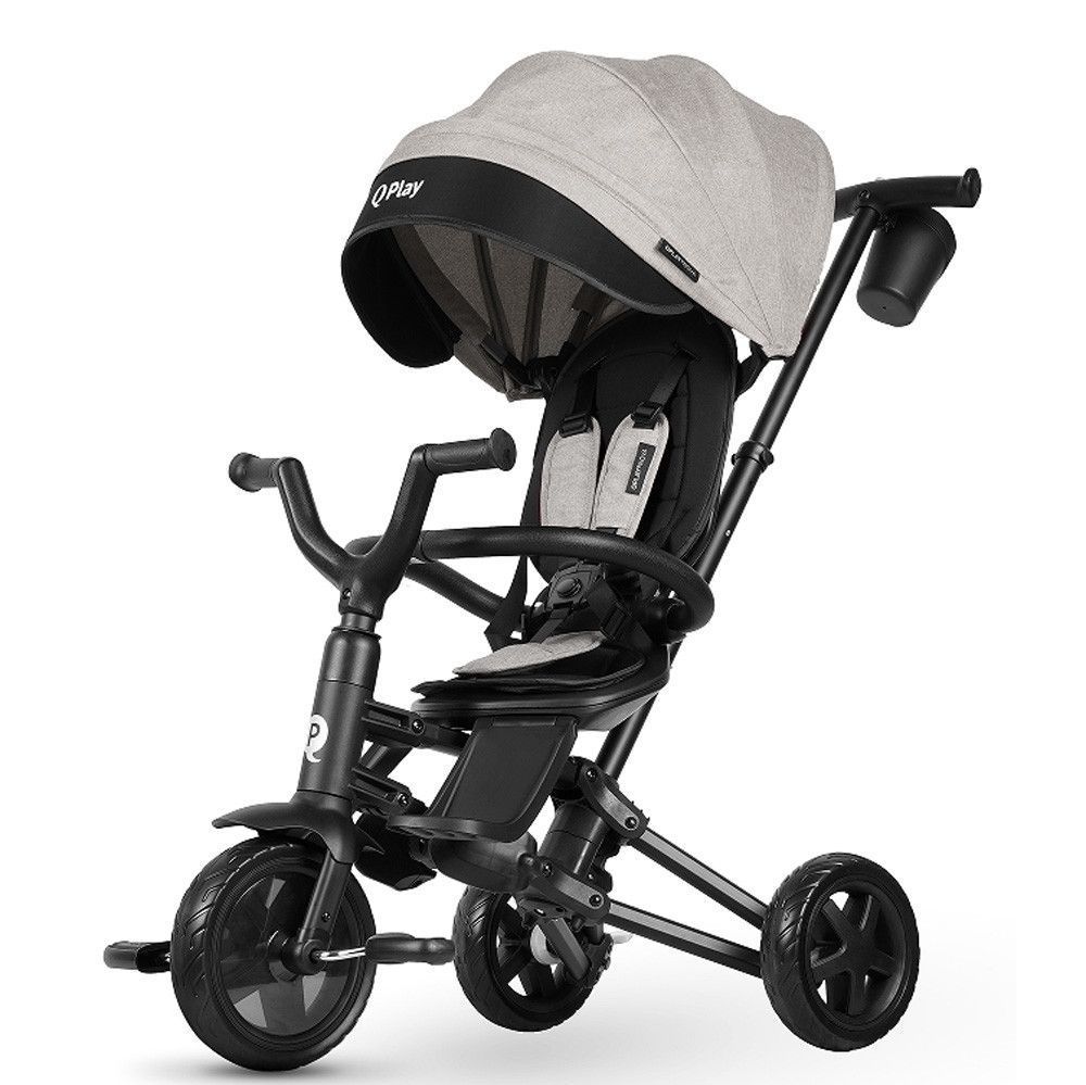 Велосипед складаний триколісний QPlay Nova Niello Grey S700-6NovaNielloGrey фото