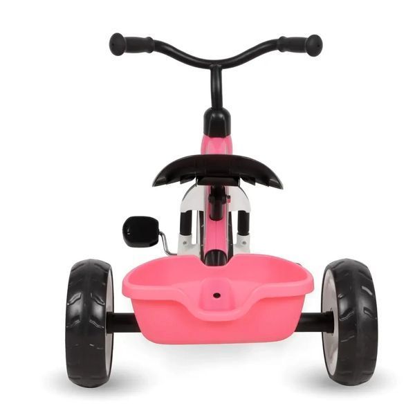 Триколісний дитячий велосипед з батьківською ручкою Qplay ELITE Pink Plus T180-5Pink фото