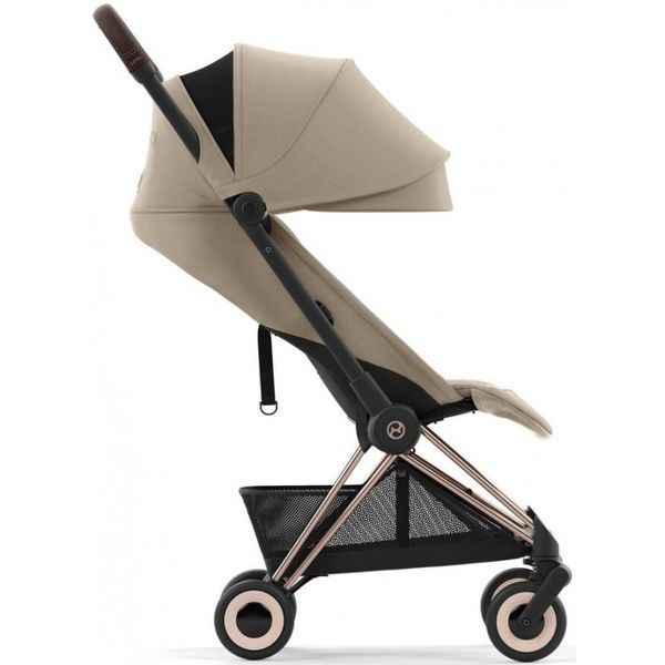 Cybex Coya Cozy Beige шасі rosegold прогулянкова коляска 522005183 фото