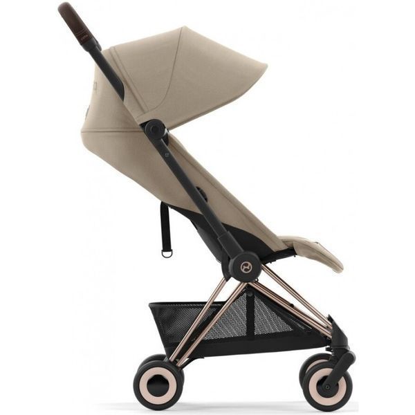 Cybex Coya Cozy Beige шасі rosegold прогулянкова коляска 522005183 фото