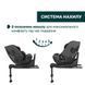 Автокрісло Chicco Bi-Seat Air i-Size з базою, група 0+/1/2/3 87050.72 фото 4
