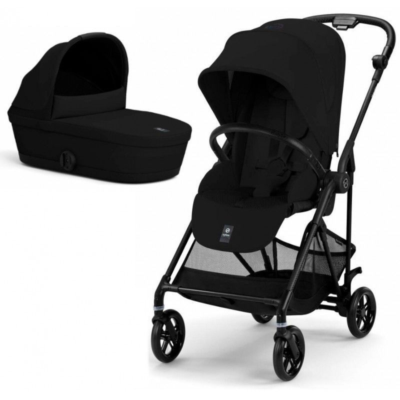 Візочок Cybex Melio 2 в 1 Carbon Magic Black 525000001-0067 фото