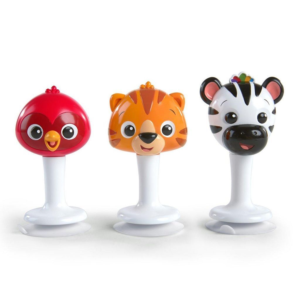 Игрушка на присоске Baby Einstein Rattle & Jingle Trio 12359 фото