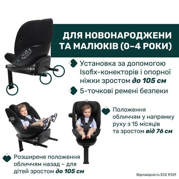 Автокрісло Chicco EverOne i-Size, група 0+/1/2/3 87148.73 фото