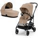 Візочок Cybex Melio 2 в 1 Carbon Almond Beige 2668766548 фото