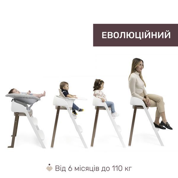 Стільчик для годування 3 в 1 Chicco Crescendo Up 87046.85 фото