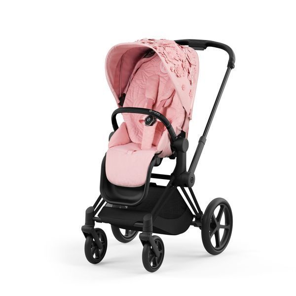 Чохол тканинний для прогулянкового блоку Priam Simply Flowers Pink 521002825 фото
