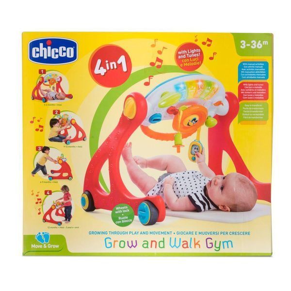Ігровий розвиваючий центр 4 в 1 Chicco "Grow And Walk" (09335.00) 09335.00 фото